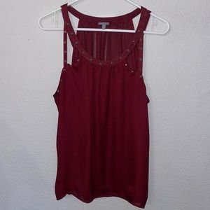 Charlotte Russe top with gold studs